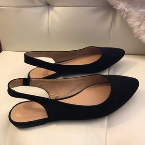 Old Navy Black slingback flats